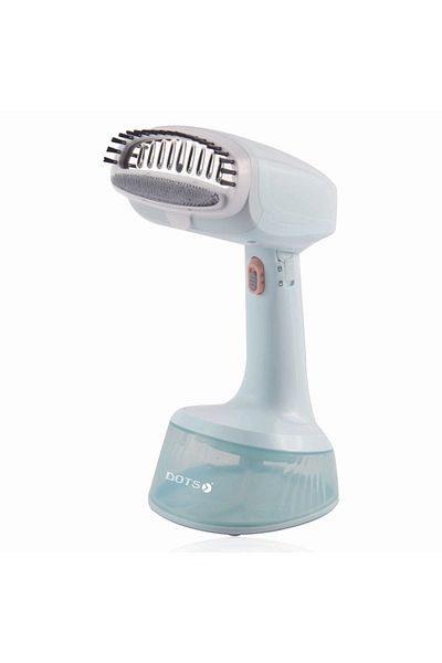 DOTS Handheld Steam Iron For Clothes, 0.3 Liter Capacity - 1000 Watt - Green