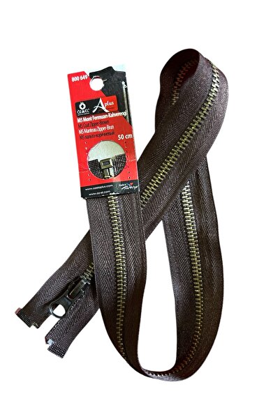 ÖZ-EL AŞ Kahverengi Mont Fermuarı Metal 50 cm 800 649