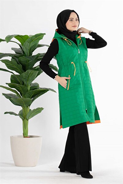 Sevitli Capitone Vest-Green