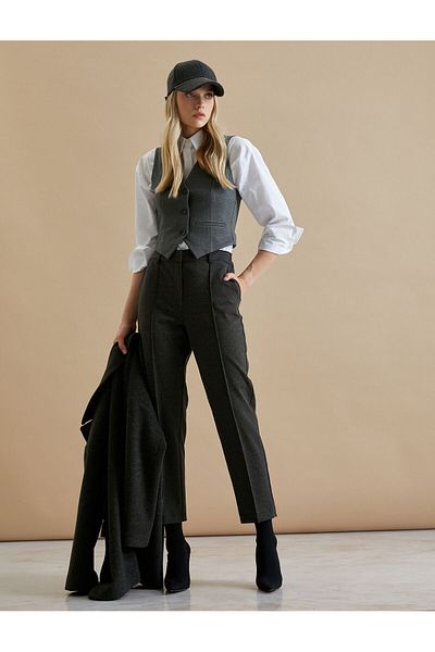 Koton Şahika Ercümen - Fabric Cigarette Pants