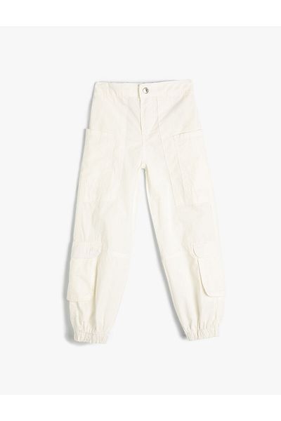 Koton Τσέπη Cargo Jogger Jeans με βαμβακερό πτερύγιο λεπτομερή