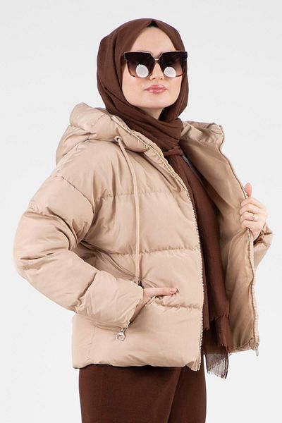 Sevitli Palton puf Belboy bej