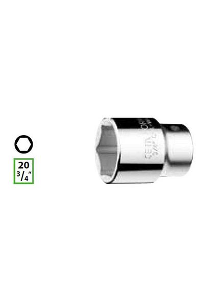 CETA FORM 3/4" Six Corner Socket Wrench 19mm - C32-H19