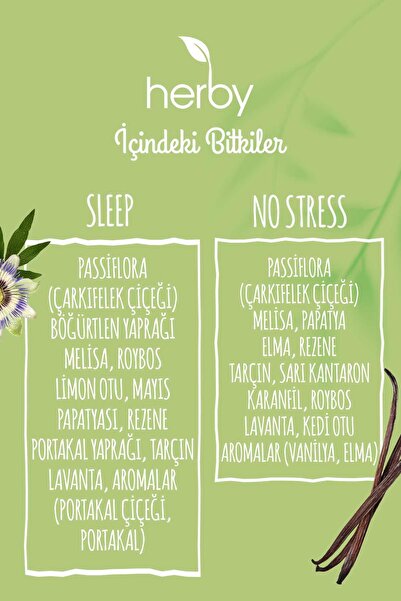 Herby Bitki Çayı 2'li Rahatlama Paketi (SLEEP TEA, NO STRESS TEA)