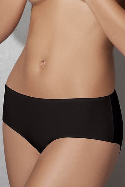 Doreanse Ψηλόμεσο μαύρο σλιπ εσώρουχο 7106 Plus Size Modal