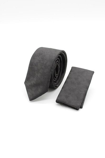 İmza Μαύρη γραβάτα με μοτίβο πλάτους 6 cm - 1090240120