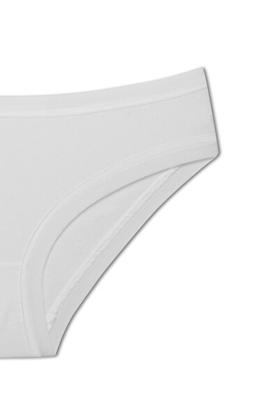 HNX Pachet de 3 chiloți din bumbac pentru femei, cu talie și picior elastic