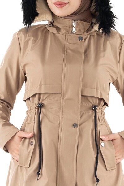 Sevitli Λούτρινο παλτό-μινκ μέσα