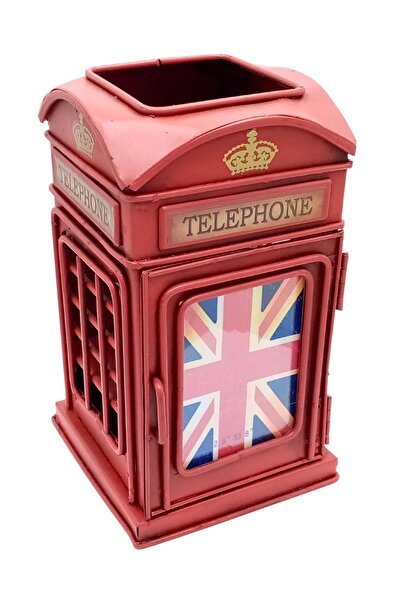 Dünyadan Hediyeler Metal Londra Telefon Kulübesi Kalemlik ve Resim Çerçevesi ...