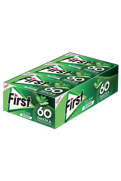 First Green Mint - Sensations 60 Min, 27 Gr, 12 Pieces