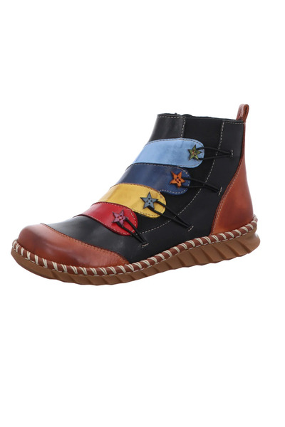 İNZE AYAKKABI Renkli Hakiki Deri Bot- Model Adı: Painite