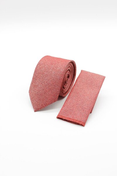 İmza 6 см широка вратовръзка с червен десен - 1090240129