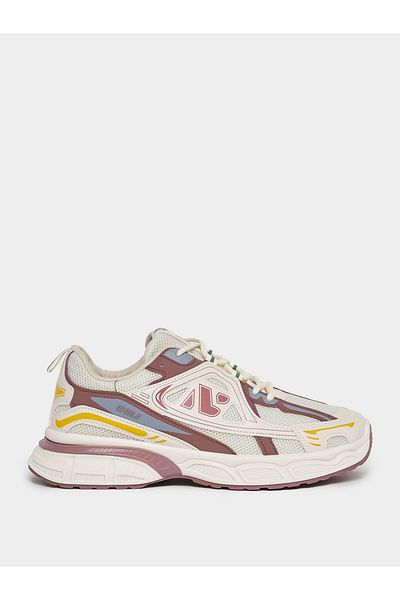 Styli Graphic Pattern Retro Chunky Sole Sneakers