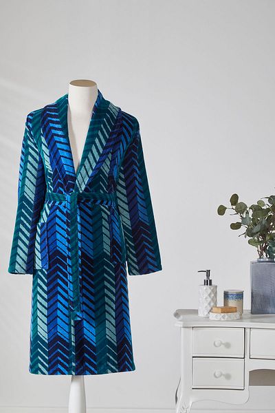 Özdilek Μπουρνούζι Χαβάης Eclectic Velvet Shawl Collar