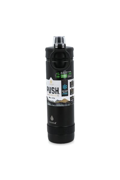 manna Push Onyx Powder Water Bottle 26oz