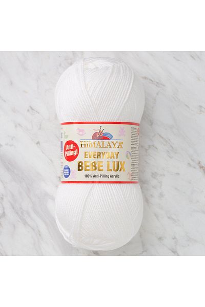 Himalaya Everyday Bebe Lux Anti-Pilling - White 70401 Pack of 5