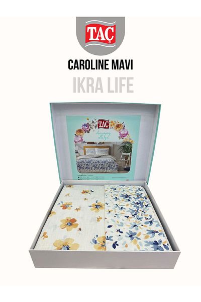 Taç Costum dublu Caroline Blue V1 Ranforce 200x220 | 8682475124188