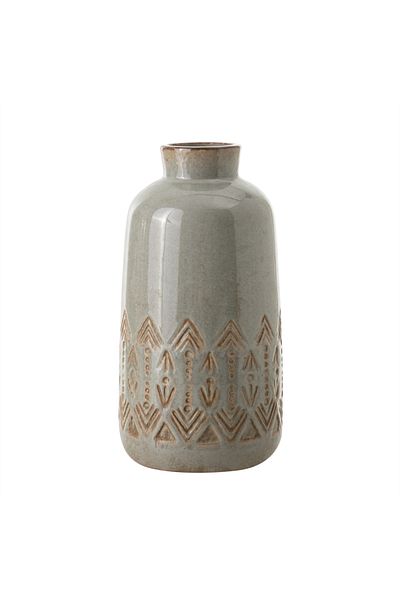 Mudo Home Ashen Ceramic Vase 16X31 cm