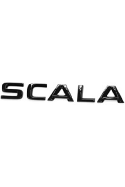 EDEXPORT SKODA Uyumlu SCALA Siyah Yazı