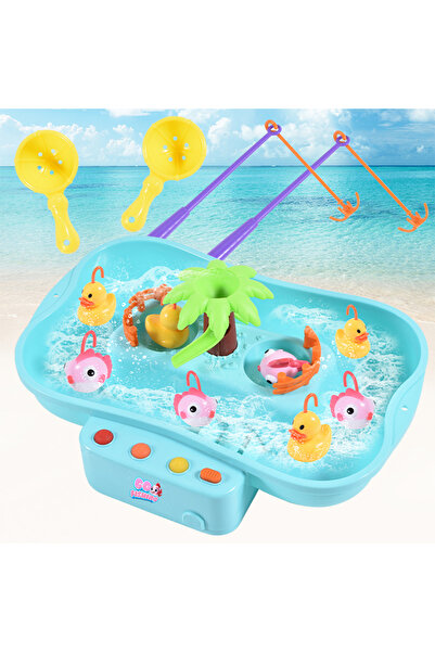 Ogi Mogi Toys لعبة صيد السمك بالتدوير في الماء باستخدام البطارية والموسيقى