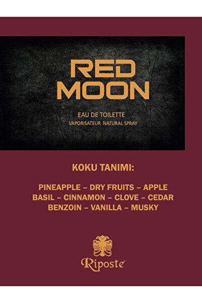Riposte Red Moon Erkek Parfüm 100 ml