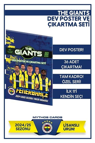 Fenerbahçe The Giants 24/25 Poster and Sticker Set