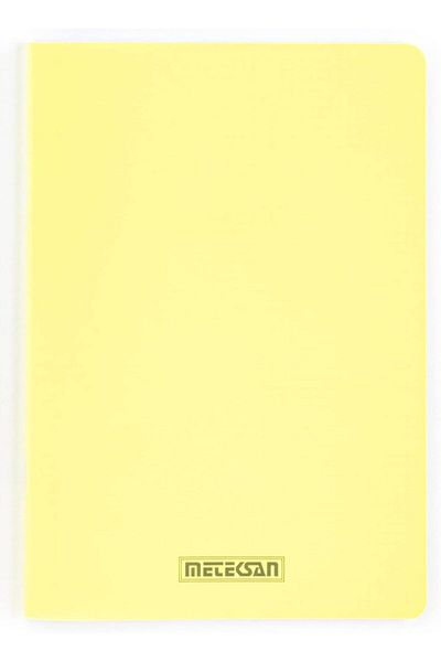 STOREMAX دفتر ملاحظات Seren Pastel A5 PP، 60 ورقة، مربعات، صفراء 1053513