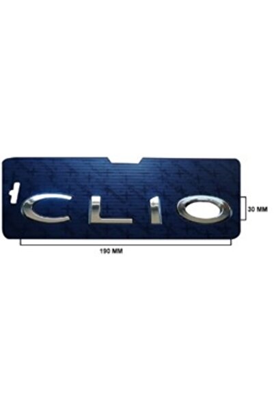 EDEXPORT RENAULT Uyumlu CLİO Krom Yazı clio4