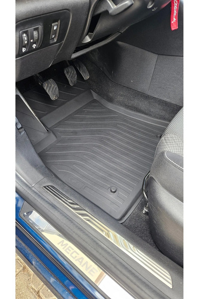 Omsa Rich Renault Megane 4 4D Paspas Siyah 5 Parça 2016 ve Sonrası