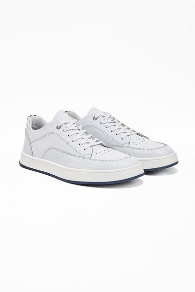 İmza White Genuine Leather Lace-Up Thermo Sole Casual Shoes1033240154