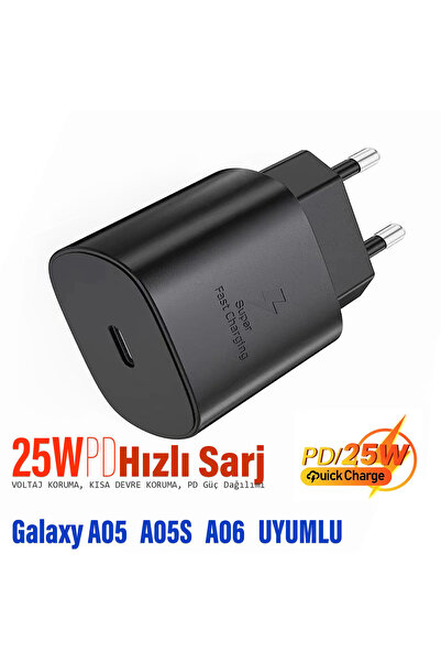 EXENAR Samsung Galaxy A06 Uyumlu Şarj Aleti 25W