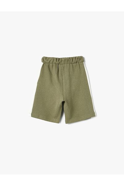 Koton Shorts with Tie Waist and Contrast Detail