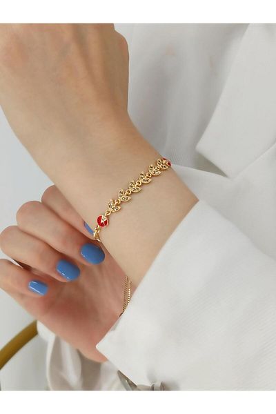 Çlk Accessories سوار الخنفساء ذو المصعد الفاخر ذو الأوراق