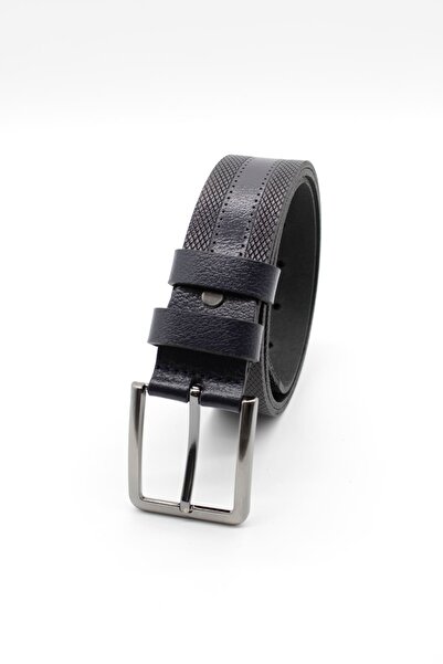 İmza حزام أنالين بإبزيم باللون الأزرق الداكن