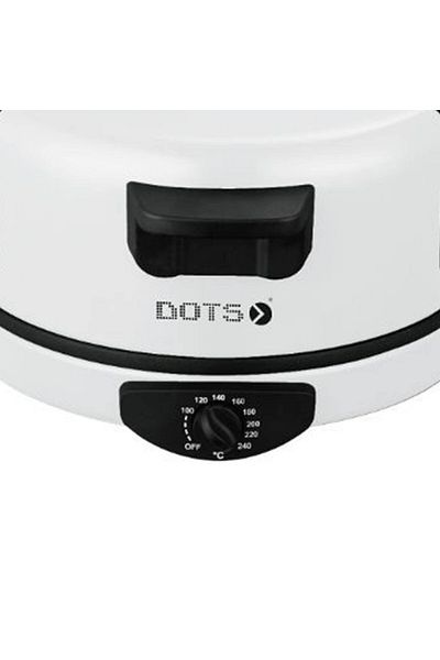 DOTS Arabic Bread Maker, Size 30 Cm - 1800 Watt - White