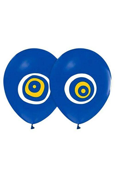 Parti Dükkanım Blue Evil Eye Beaded Balloon (10 Pieces)