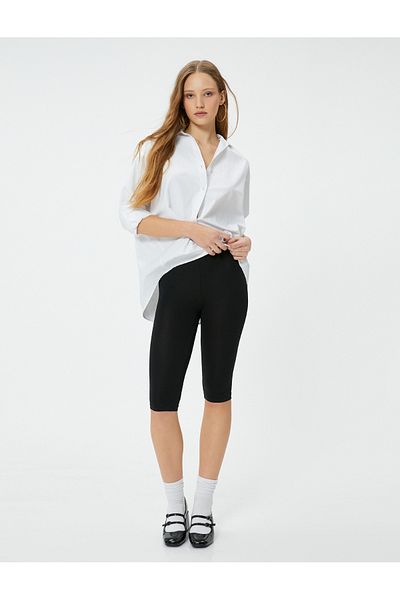 Koton Jambiere Capri, talie standard, cu potrivire îngustă