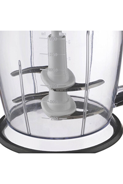 DOTS Low Noise Electric Chopper with Safety Lock 2 Liter - 300 Watt - Red