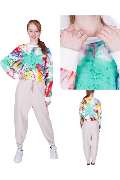 Marions Hanorac cu model Tie Dye pentru fete