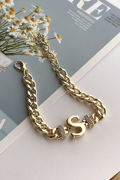 Çlk Accessories Bratara Aur S Letter Trbilek7544 B34003