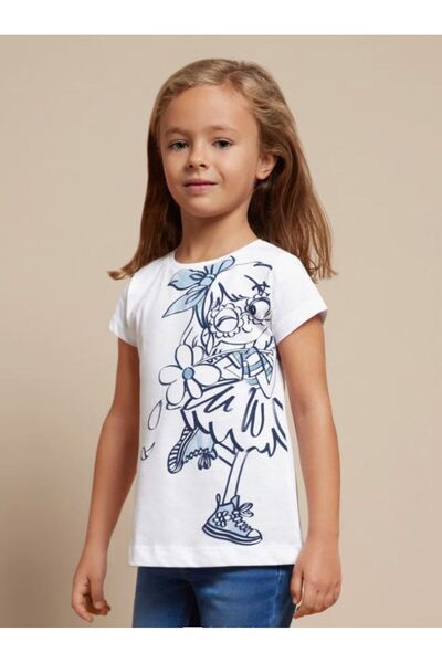 MAYORAL Summer T-Shirt for Girls 3090