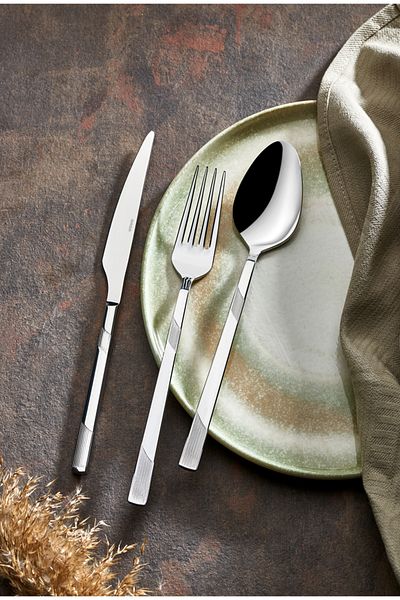 on-on Pearl 24 Piece Fork Spoon Knife Set 18/10