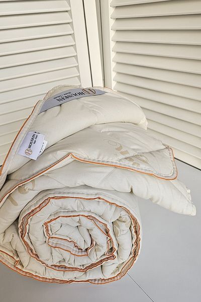 housein Bedding Cream Single Piping Wool Quilt