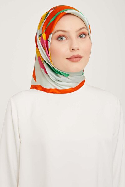 Armine Silk Scarf 2024 Winter - 9042-34 Twill