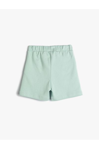 Koton Shorts Pocket Tied Waist Print Detailed Cotton
