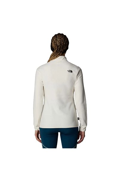 THE NORTH FACE 100 جلاسير صوف نسائي أبيض للأماكن الخارجية Nf0a855o4hp1