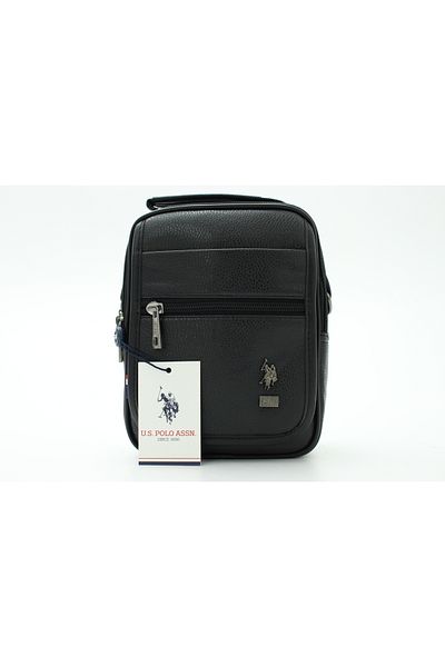 U.S. Polo Assn. Мъжка портфолио чанта Plevr 6754 Us Polo Assn с презрамка и дръжка от изкуствена кожа