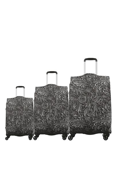 MY SARACİYE Saracye Luggage Cover - Large, Medium and Cabin Size, Floral Pattern 01