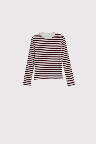BABOKAH (Dječja majica) Visoka kragna Prugasto Dugi rukav T-shirt