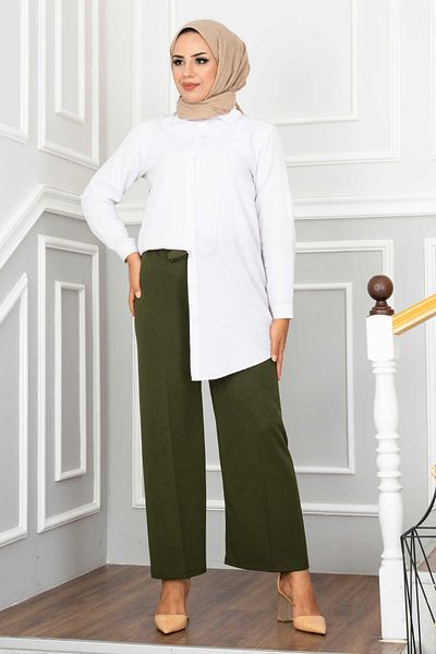 EBRUTESETTÜR Wide Leg Hijab Trousers